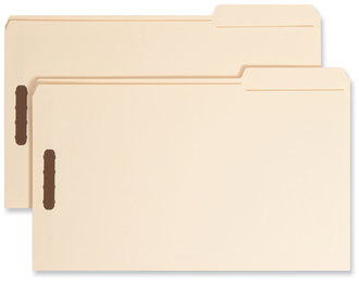 Smead™ Top Tab Fastener Folders 1/3-Cut Tabs: Right, 0.75" Expansion, 2 Fasteners, Legal Size, Manila Exterior, 50/Box