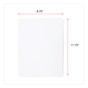 A Picture of product UNV-43910 Universal® Lap/Learning Dry-Erase Board Unruled, 11.75 x 8.75, White Surface, 6/Pack