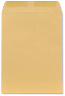 Universal® Kraft Catalog Envelope 28 lb Bond Weight #10 1/2, Square Flap, Gummed Closure. 9 X 12 in. Light Brown. 100/box.