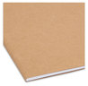 A Picture of product SMD-19813 Smead™ Kraft Fastener Folders 0.75" Expansion, 2 Fasteners, Legal Size, Exterior, 50/Box