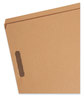 A Picture of product SMD-19813 Smead™ Kraft Fastener Folders 0.75" Expansion, 2 Fasteners, Legal Size, Exterior, 50/Box