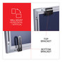 A Picture of product UNV-44624 Universal® Deluxe Melamine Dry Erase Board 36 x 24, White Surface, Silver Aluminum Frame