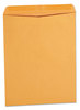 A Picture of product UNV-45165 Universal® Kraft Catalog Envelope 28 lb Bond Weight  #14 1/2, Square Flap, Gummed Closure. 11.5 X 14.5 in. Light Brown. 250/box.