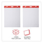 A Picture of product UNV-45600 Universal® Renewable Resource Sugarcane Based Easel Pads Unruled, 27 x 34, White, 50 Sheets, 2/Carton