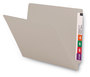 A Picture of product SMD-25310 Smead™ Shelf-Master® Reinforced End Tab Colored Folders Straight Tabs, Letter Size, 0.75" Expansion, Gray, 100/Box