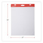 A Picture of product UNV-45600 Universal® Renewable Resource Sugarcane Based Easel Pads Unruled, 27 x 34, White, 50 Sheets, 2/Carton