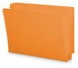 A Picture of product SMD-25510 Smead™ Shelf-Master® Reinforced End Tab Colored Folders Straight Tabs, Letter Size, 0.75" Expansion, Orange, 100/Box