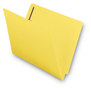 A Picture of product SMD-25950 Smead™ WaterShed® CutLess® End Tab Fastener Folders 0.75" Expansion, 2 Fasteners, Letter Size, Yellow Exterior, 50/Box