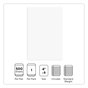 A Picture of product UNV-46500 Universal® Loose White Memo Sheets 4 x 6, Unruled, Plain 500/Pack