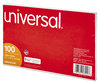 A Picture of product UNV-47240 Universal® Recycled Index Strong 2 Pt. Stock Cards Unruled 5 x 8, White, 100/Pack