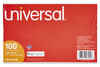 A Picture of product UNV-47240 Universal® Recycled Index Strong 2 Pt. Stock Cards Unruled 5 x 8, White, 100/Pack