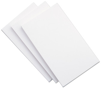 Universal® Recycled Index Strong 2 Pt. Stock Cards Unruled 5 x 8, White, 100/Pack
