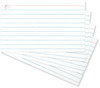 A Picture of product UNV-47300 Universal® Ring Index Cards Ruled, 3 x 5, White, 100/Pack