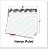 A Picture of product UNV-47302 Universal® Spiral Bound Index Cards Ruled, 4 x 6, White, 120/Pack