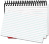 A Picture of product UNV-47302 Universal® Spiral Bound Index Cards Ruled, 4 x 6, White, 120/Pack