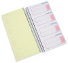 A Picture of product UNV-48003 Universal® Wirebound Message Books Two-Part Carbonless, 5 x 2.75, 4 Forms/Sheet, 400 Forms Total