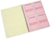 A Picture of product UNV-48005 Universal® Wirebound Message Books Two-Part Carbonless, 5.5 x 3.88, 4 Forms/Sheet, 200 Forms Total