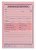 A Picture of product UNV-48005 Universal® Wirebound Message Books Two-Part Carbonless, 5.5 x 3.88, 4 Forms/Sheet, 200 Forms Total