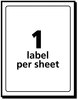 A Picture of product AVE-05450 Avery® Removable Multi-Use Labels Inkjet/Laser Printers, 3 x 5, White, 40/Pack, (5450)