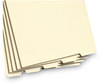 A Picture of product SMD-35600 Smead™ Stackable Folder Dividers with Fasteners 1/5-Cut Bottom Tab, 1 Fastener, Letter Size, Manila, 4 Dividers/Set, 50 Sets