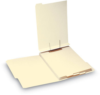 Smead™ Stackable Folder Dividers with Fasteners 1/5-Cut Bottom Tab, 1 Fastener, Letter Size, Manila, 4 Dividers/Set, 50 Sets