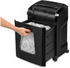 A Picture of product UNV-48114 Universal® 14-Sheet Cross-Cut Shredder 48114 Medium-Duty 14 Manual Sheet Capacity