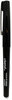 A Picture of product UNV-50502 Universal™ Porous Tip Stick Pen Point Medium 0.7 mm, Black Ink, Barrel, Dozen
