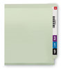 A Picture of product SMD-37705 Smead™ End Tab Expansion Pressboard Classification Folders with SafeSHIELD® Coated Fasteners Two 1" Legal Size, Gray-Green, 25/Box