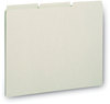 A Picture of product SMD-50334 Smead™ Recycled Blank Top Tab File Guides 1/3-Cut 8.5 x 11, Green, 100/Box