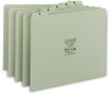 A Picture of product SMD-50369 Smead™ 100% Recycled Daily Top Tab File Guide Set 1/5-Cut 1 to 31, 8.5 x 11, Green, 31/Set