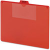 A Picture of product SMD-51920 Smead™ Poly Out Guide, Two-Pocket Style 1/5-Cut Top Tab, 8.5 x 11, Red, 50/Box