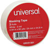 A Picture of product UNV-51301 Universal® General-Purpose Masking Tape 3" Core, 24 mm x 54.8 m, Beige, 36/Carton