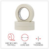 A Picture of product UNV-51301 Universal® General-Purpose Masking Tape 3" Core, 24 mm x 54.8 m, Beige, 36/Carton