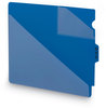 A Picture of product SMD-61961 Smead™ End Tab Poly Out Guides, Two-Pocket Style 1/3-Cut 8.5 x 11, Blue, 50/Box