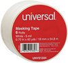 A Picture of product UNV-51334 Universal® General-Purpose Masking Tape Removable 3" Core, 18 mm x 54.8 m, Beige, 6/Pack