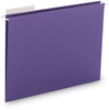 A Picture of product SMD-64023 Smead™ Color Hanging Folders with 1/3 Cut Tabs Letter Size, 1/3-Cut Purple, 25/Box