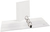 A Picture of product AVE-05504 Avery® Heavy-Duty Non Stick View Binder with DuraHinge® and Slant Rings 3 2" Capacity, 11 x 8.5, White, (5504)