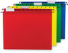 A Picture of product SMD-64026 Smead™ Poly Hanging Folders Letter Size, 1/5-Cut Tabs, Assorted Colors, 12/Pack