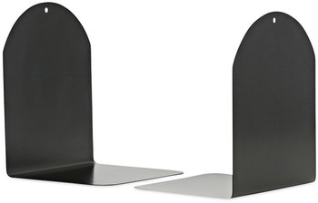 Universal® Magnetic Bookends 6 x 5 7, Metal, Black, 1 Pair