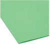 A Picture of product SMD-64042 Smead™ TUFF® Hanging Folders with Easy Slide™ Tab Letter Size, 1/3-Cut Tabs, Green, 18/Box