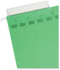 A Picture of product SMD-64042 Smead™ TUFF® Hanging Folders with Easy Slide™ Tab Letter Size, 1/3-Cut Tabs, Green, 18/Box