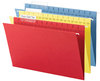 A Picture of product SMD-64140 Smead™ TUFF® Hanging Folders with Easy Slide™ Tab Legal Size, 1/3-Cut Tabs, Assorted Colors, 15/Box