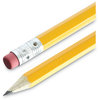 A Picture of product UNV-55401 Universal™ #2 Pre-Sharpened Woodcase Pencil HB (#2), Black Lead, Yellow Barrel, 24/Pack