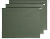 A Picture of product SMD-64195 Smead™ 100% Recycled Hanging File Folders with ProTab Kit, Letter Size, 1/3-Cut, Standard Green