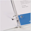 A Picture of product AVE-05721 Avery® Binder Hole Reinforcements in Dispenser Pack 0.25" Dia, Clear, 200/Pack, (5721)
