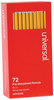 A Picture of product UNV-55402 Universal™ #2 Pre-Sharpened Woodcase Pencil HB (#2), Black Lead, Yellow Barrel, 72/Pack