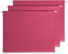 A Picture of product SMD-64197 Smead™ Colored Hanging File Folders with ProTab Kit, Letter Size, 1/3-Cut, Red