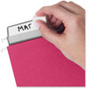 A Picture of product SMD-64197 Smead™ Colored Hanging File Folders with ProTab Kit, Letter Size, 1/3-Cut, Red