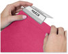 A Picture of product SMD-64197 Smead™ Colored Hanging File Folders with ProTab Kit, Letter Size, 1/3-Cut, Red