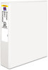 A Picture of product AVE-05760 Avery® Economy View Binder with Round Rings , 3 1" Capacity, 11 x 8.5, White